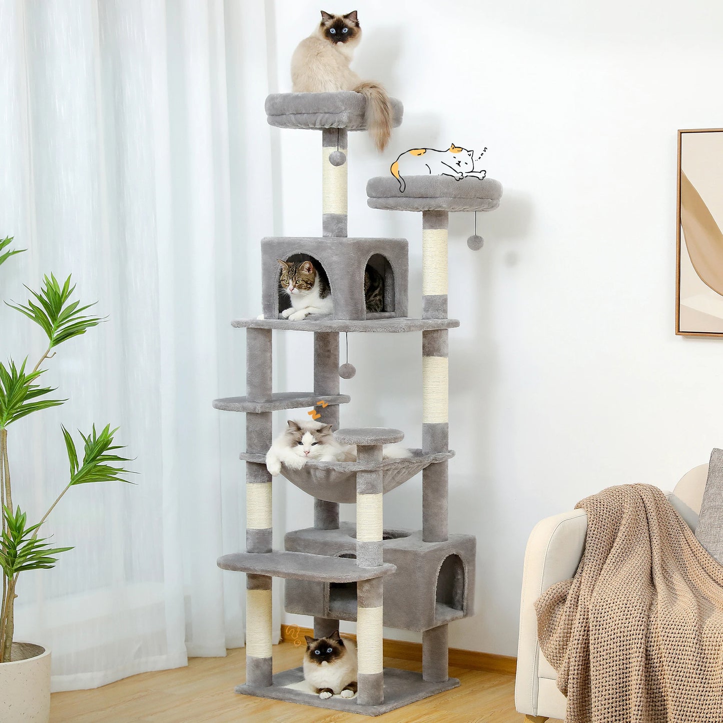 Large Cat Tree and Tower