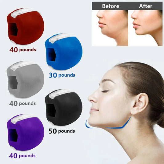 5 pieces of  Gel Jaw Exercise Line Ball