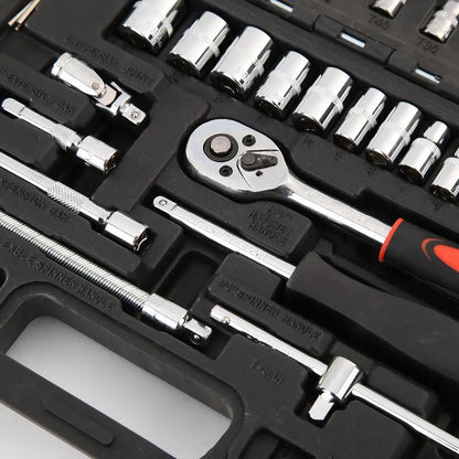 46pcs Socket Set Car Repair Tool Ratchet Spanner Wrench Set