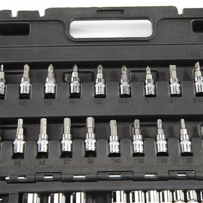 46pcs Socket Set Car Repair Tool Ratchet Spanner Wrench Set