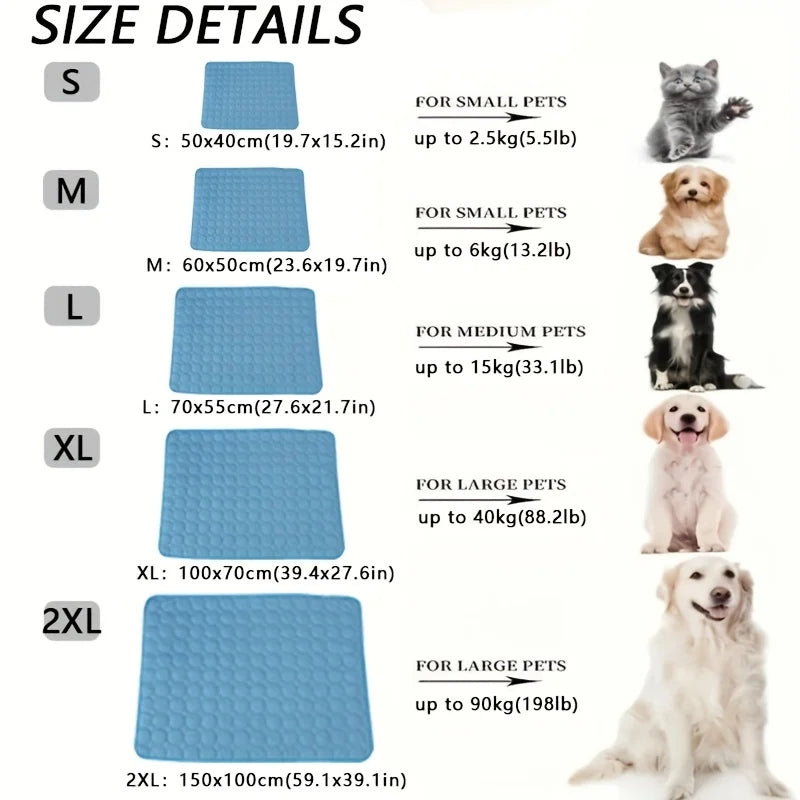 Dog Cooling Mat Summer Pet Sleeping Pad