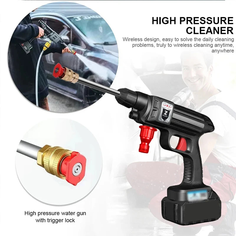 30Bar Wireless High Pressure Car Wash Gun