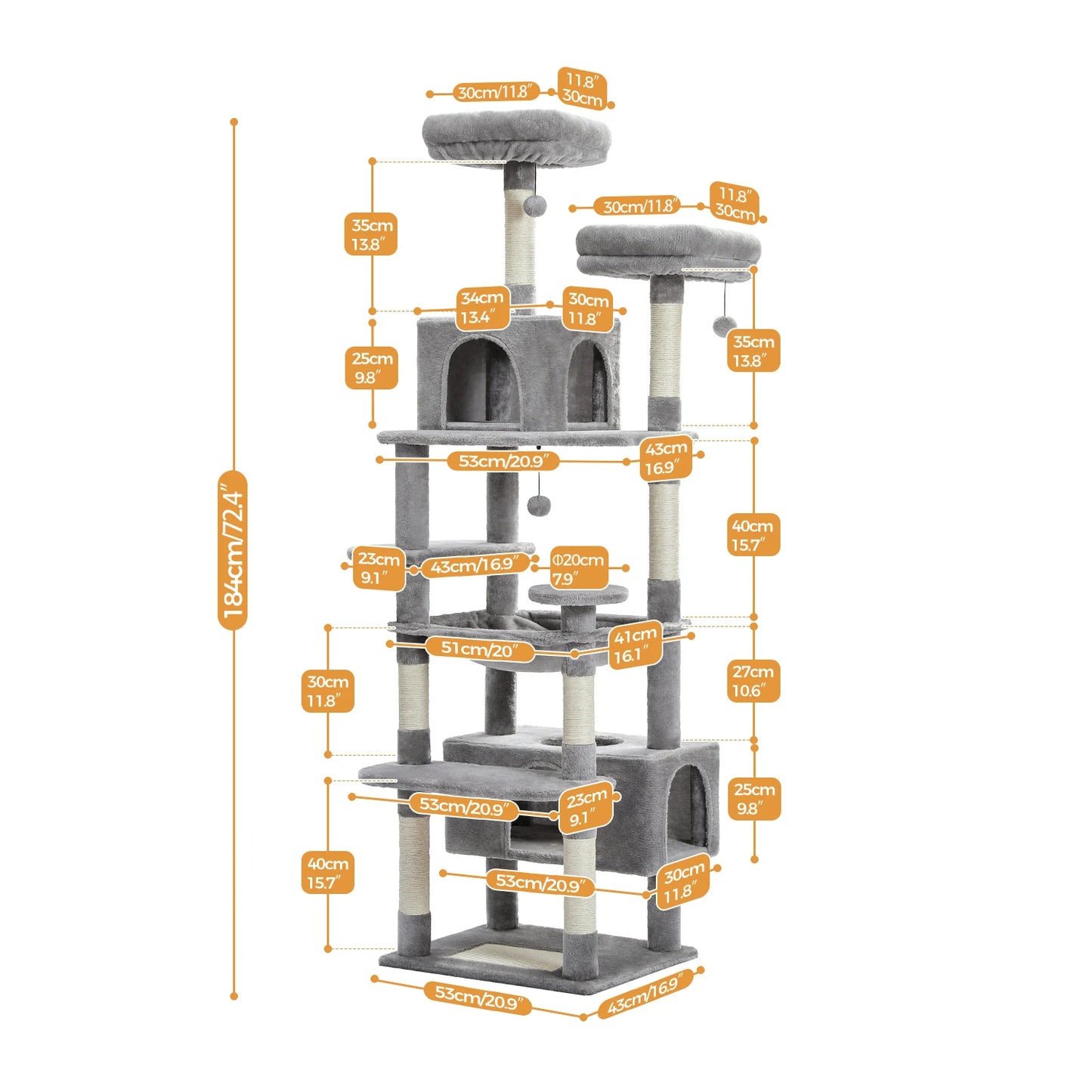 Large Cat Tree and Tower