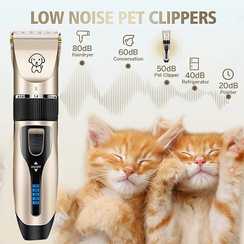 Haircut Trimmer Shaver Set For Pets