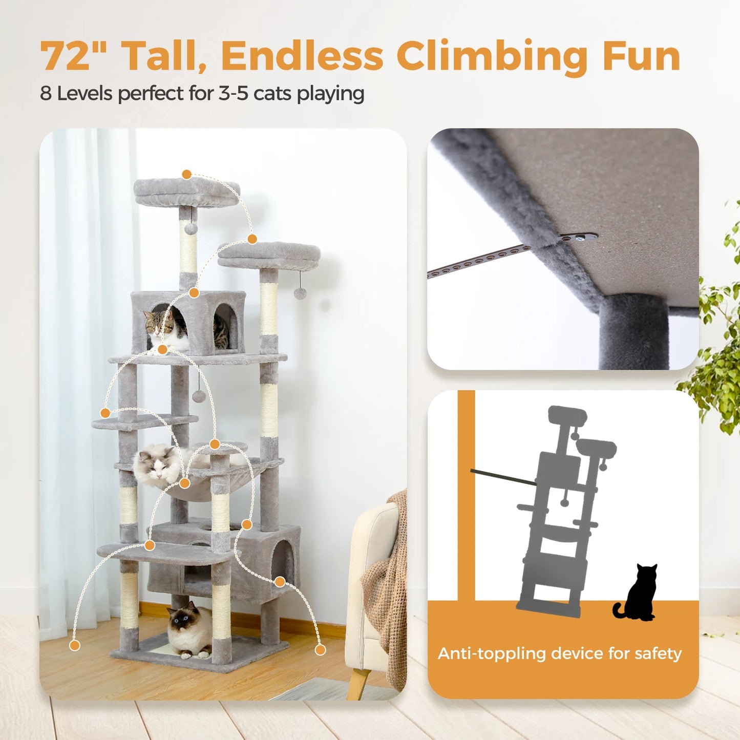 Large Cat Tree and Tower